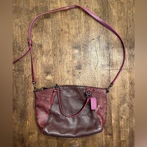 Coach Small Kelsey Natural Pebble Satchel